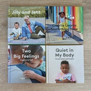 Lovevery Book Lot Kids Pre-K Toddler Books Jilly & Jett Big Feelings Set